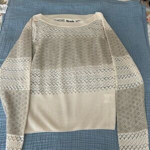 ROUJE Women's Cream Sweater